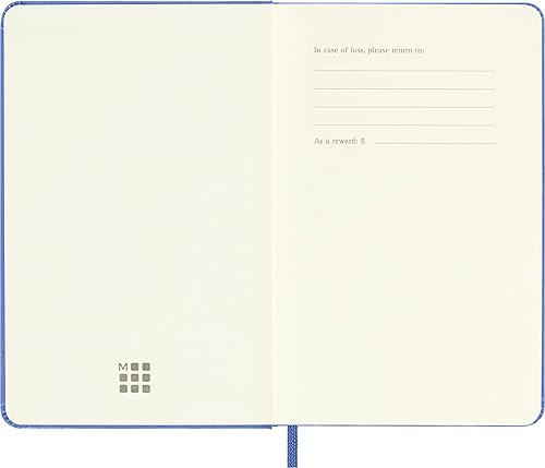 Miniatura 85 de Moleskine - Cuaderno clásico, grande, a rayas, azul hortensia, tapa dura (5 x 8.25 pulgadas)