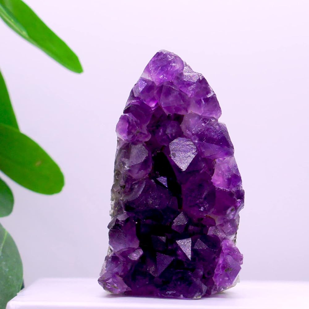 Amazon | [POWERTONE] 完全天然石 アメジスト原石 56-60mm 紫水晶