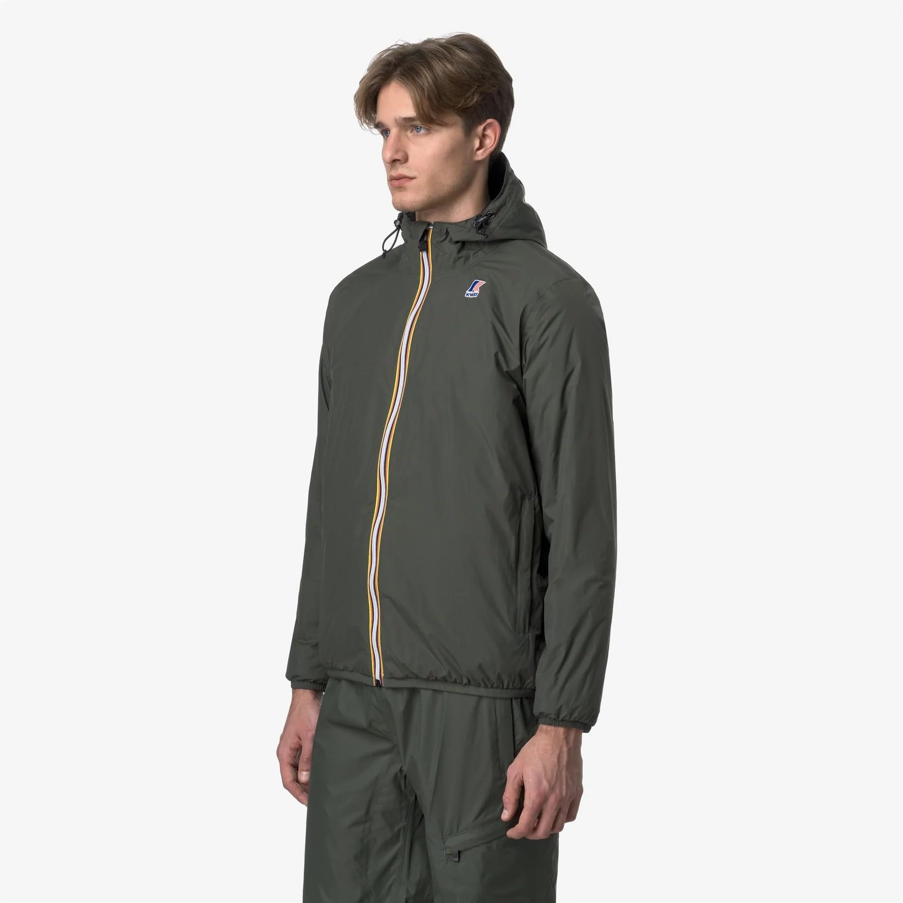 K-Way Giacca Le Vray 4.0 Claude Warm Green Blackish Taglia L