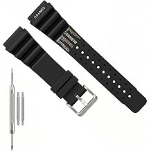 20mm 22mm 24mm Rubber Strap Compatible with Seiko Diver Watches,Soft Comfortable Watch Band for Men's Diver Watch Band Replacement
