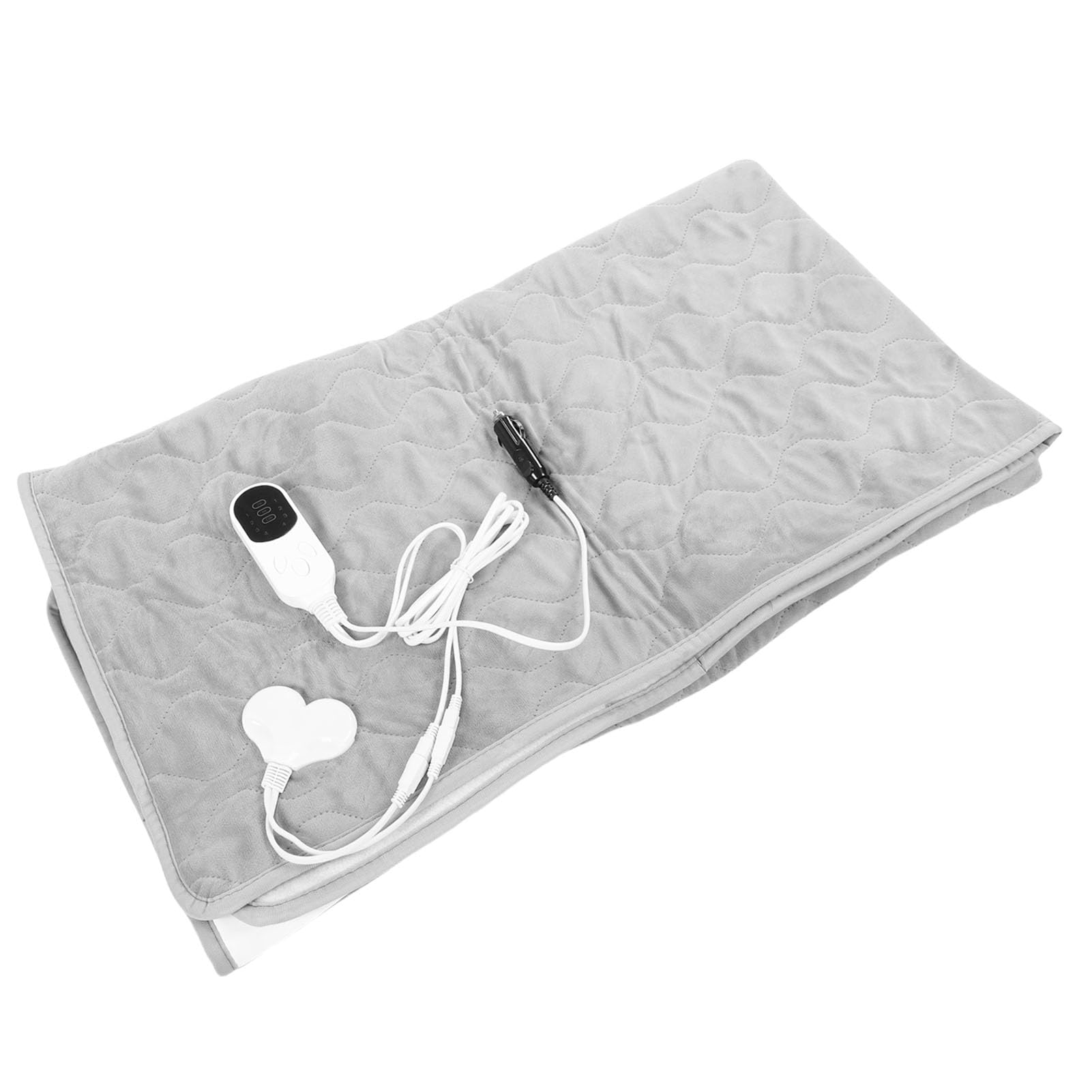 FTVOGUE Manta Térmica para Coche, Forro Suave, Calor Ajustable, para