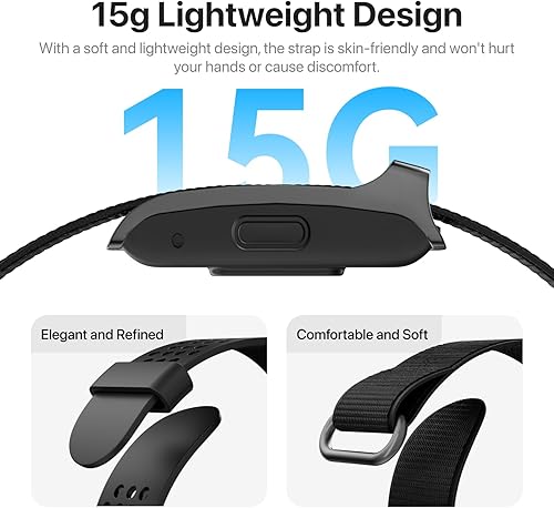 Miniatura 6 de Monitor de salud y fitness, pulsera inteligente portátil para hombres y mujeres, sueño continuoritmo cardíacoestréspresión arterial, IP68