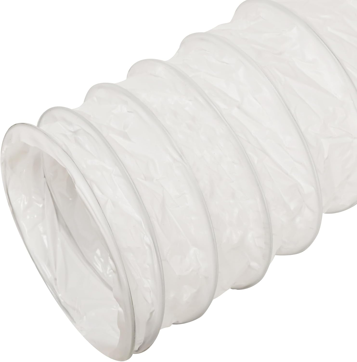 Vinyl Flexible Duct, 3" Diameter x 50 Foot Length, General Air Distribution Flex Hose