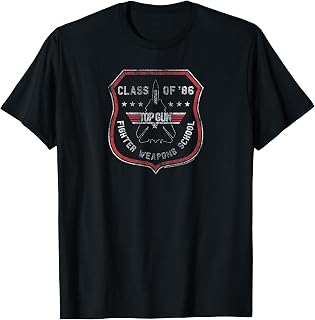 Fighters Weapons School Class of 86 Action Movie T-Shirt