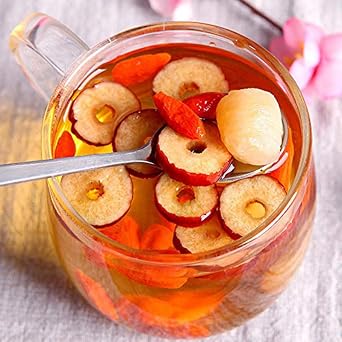 Longan Red Date Goji Tea 4.58oz Combination Flower Fruit Teabags Ladies'Tea