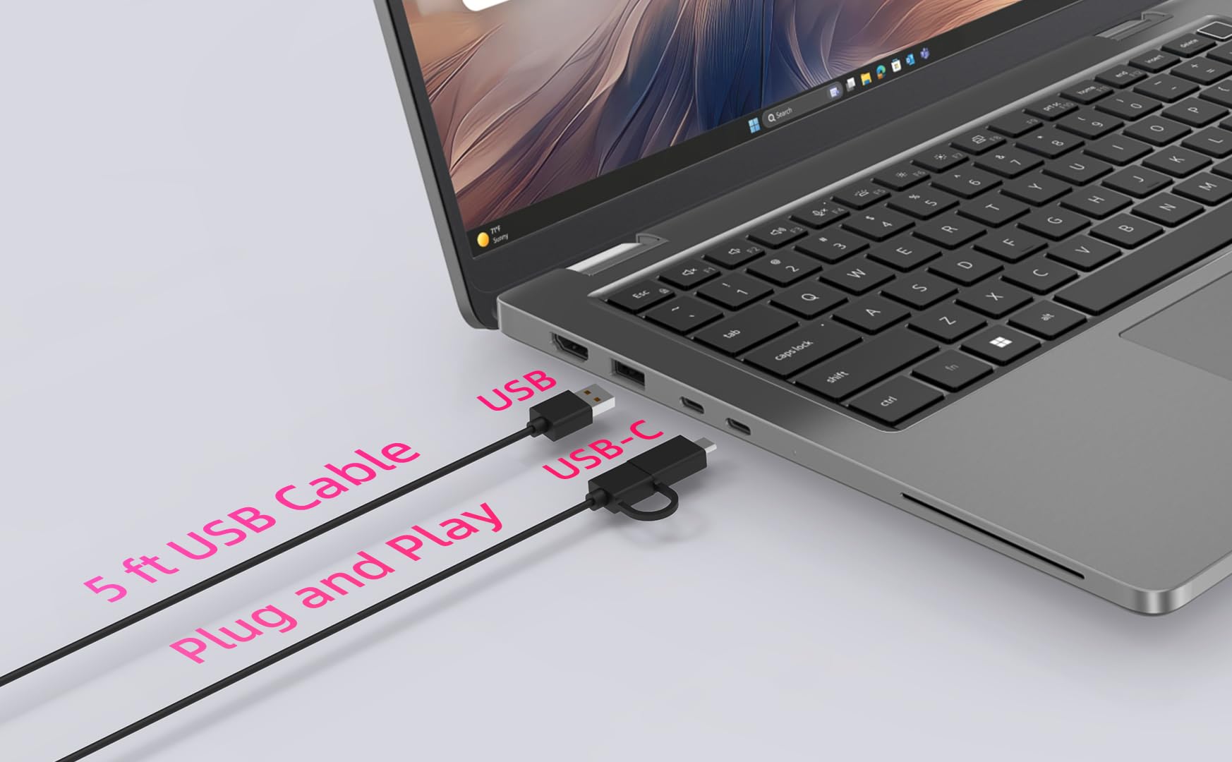 Altoparlanti per computer per PC desktop, altoparlanti monitor, plug-in USB, cablati, altoparlante esterno per laptop, soundbar per PC di piccole dimensioni, con suono forte, bassi profondi