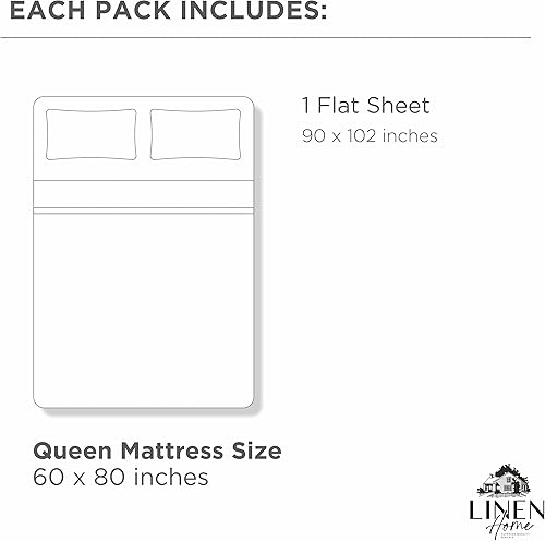 Miniatura 9 de Sábanas de 100% algodón percal, tamaño matrimonial, 1sábana encimera, ropa de cama fresca, resistente y transpirable, rosa inglés