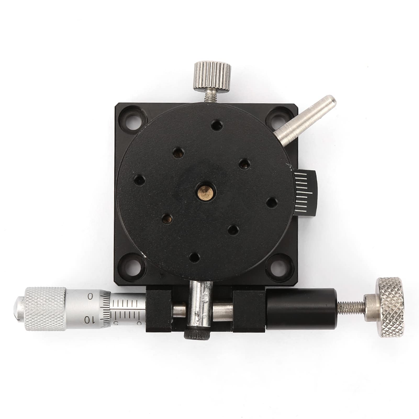 Etapa de Rotación Manual R38 Etapa de Ajuste Deslizante con Rodamiento 38 Mm * 20 Mm 2 Go Aproximado Pla Plataforma Manual Deslizante de Rodamiento de Precisión de Rotación R Plataforma R
