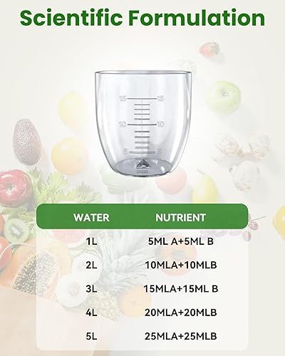 Miniatura 6 de Inbloom Alimentos para plantas, nutrientes hidropónicos, kit de sistema de cultivo hidropónico, General A & BFertilizante sólido soluble en agua