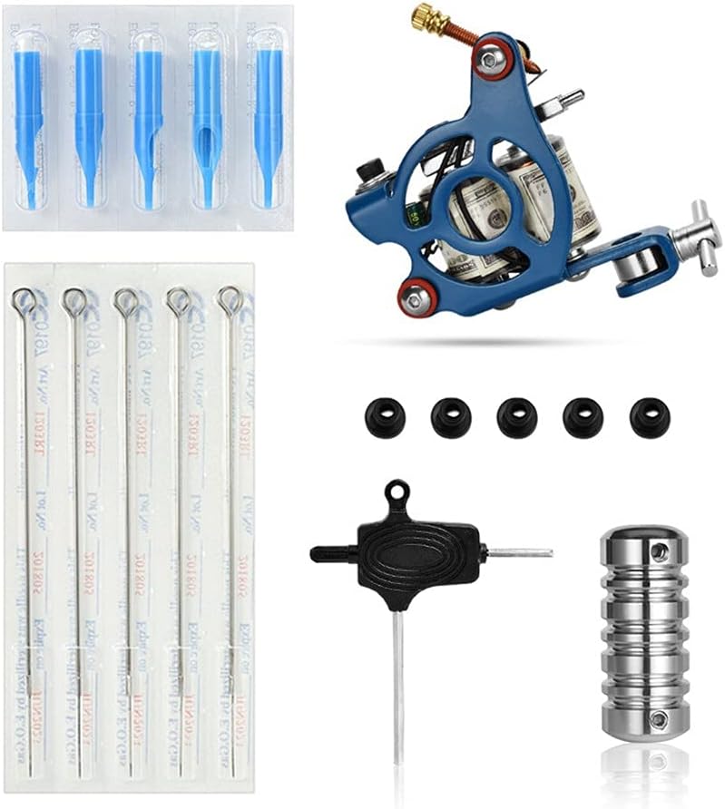 Tattoo Machines New Tattoo Machine Set Professional Body Art Coil Liner Shader Tattoo Machine Kits for Beginner