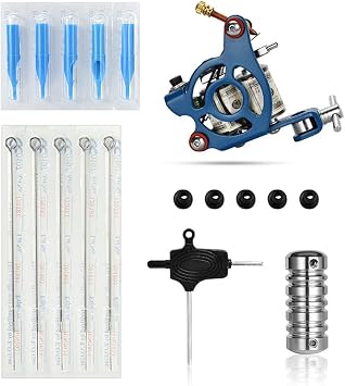 New Tattoo Machine Set Professional Body Art Coil Liner Shader Tattoo Machine Kits for Beginner