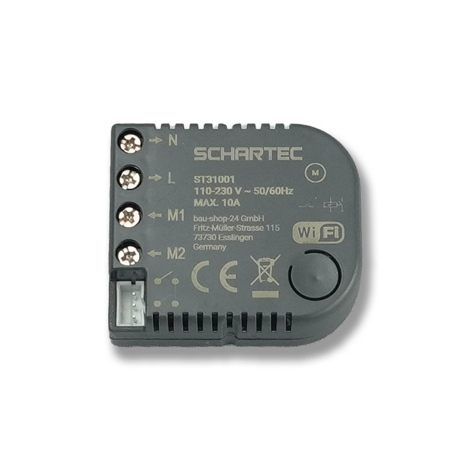 SCHARTEC Interruptor de persiana con wifi inteligente, control de persiana con wifi, control de persianas Tuya Alexa Google Comptaible, APP, actuador (juego de 4)