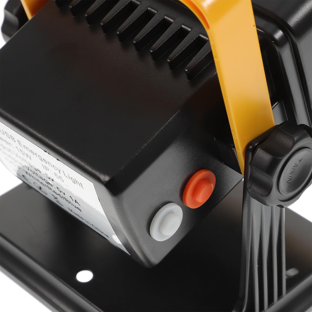 Lámpara de Emergencia LED Recargable 4400mah Luz Intermitente Rojo y Azul