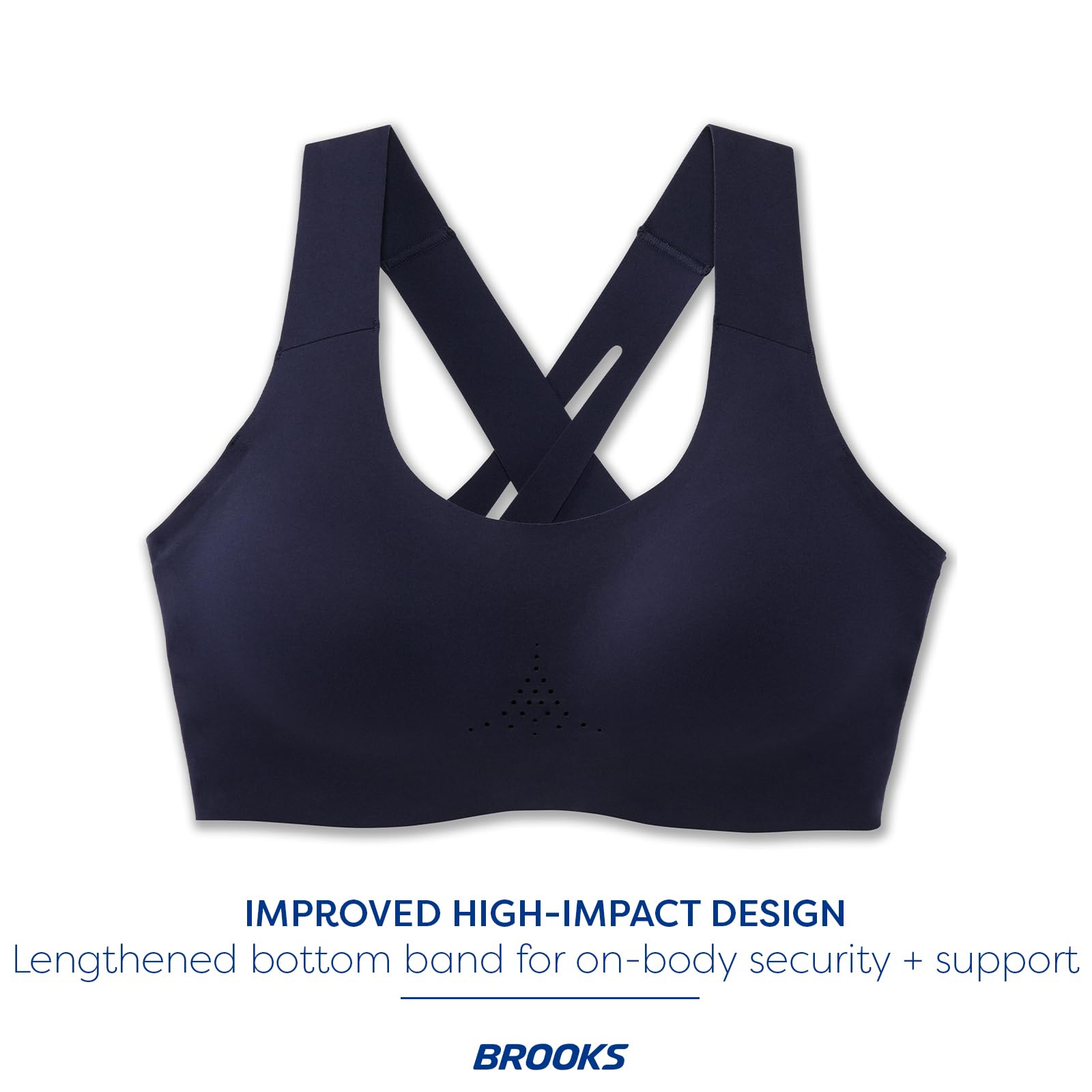 Brooks Dare Crossback - Reggiseno da corsa da donna, per corsa, allenamento e sport ad alto impatto, con il massimo sostegno
