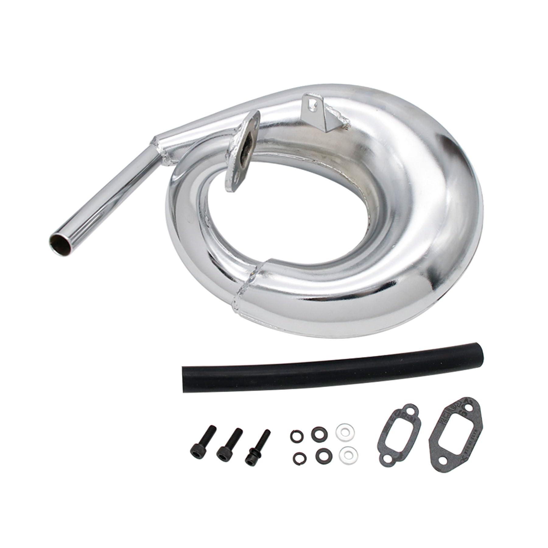 FLMLF RC CAR Metal Exhaust Pipe Set For 1/5 Losi 5ive-T Km X2 ROVAN RC CARTruck PARTS