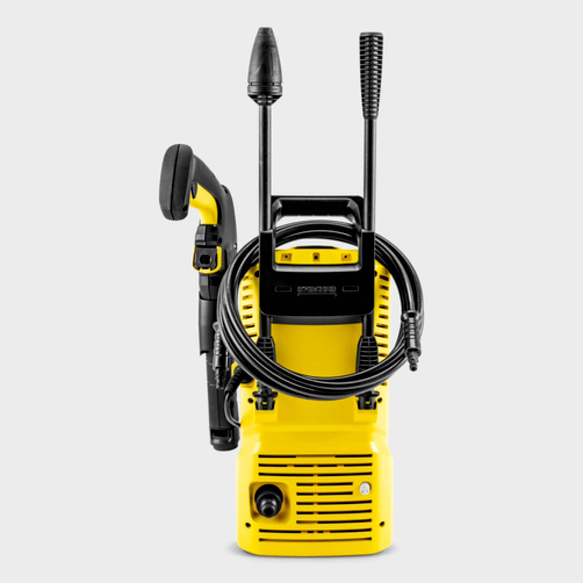 Kärcher K 2 - Idropulitrice compatta e leggera, con lancia a spruzzo singola e pistola per lo sporco, tubo da 4 m, sistema di connessione rapida