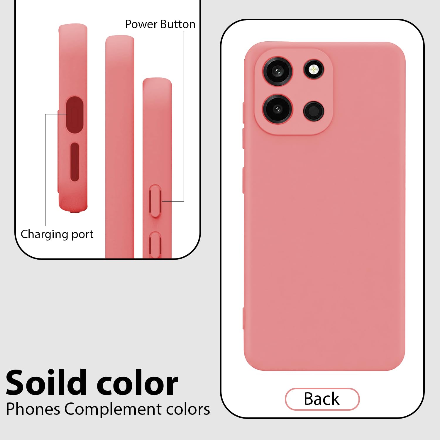 OnePlus Nord 6 5G Case - Pink Silicone Cover -6