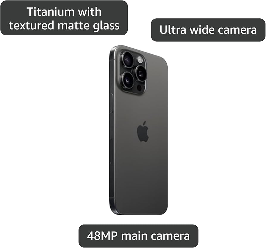 Apple iPhone 15Proブラック Amazon.com: Apple iPhone 15 Pro, 128GB, Black Titanium - T-Mobile