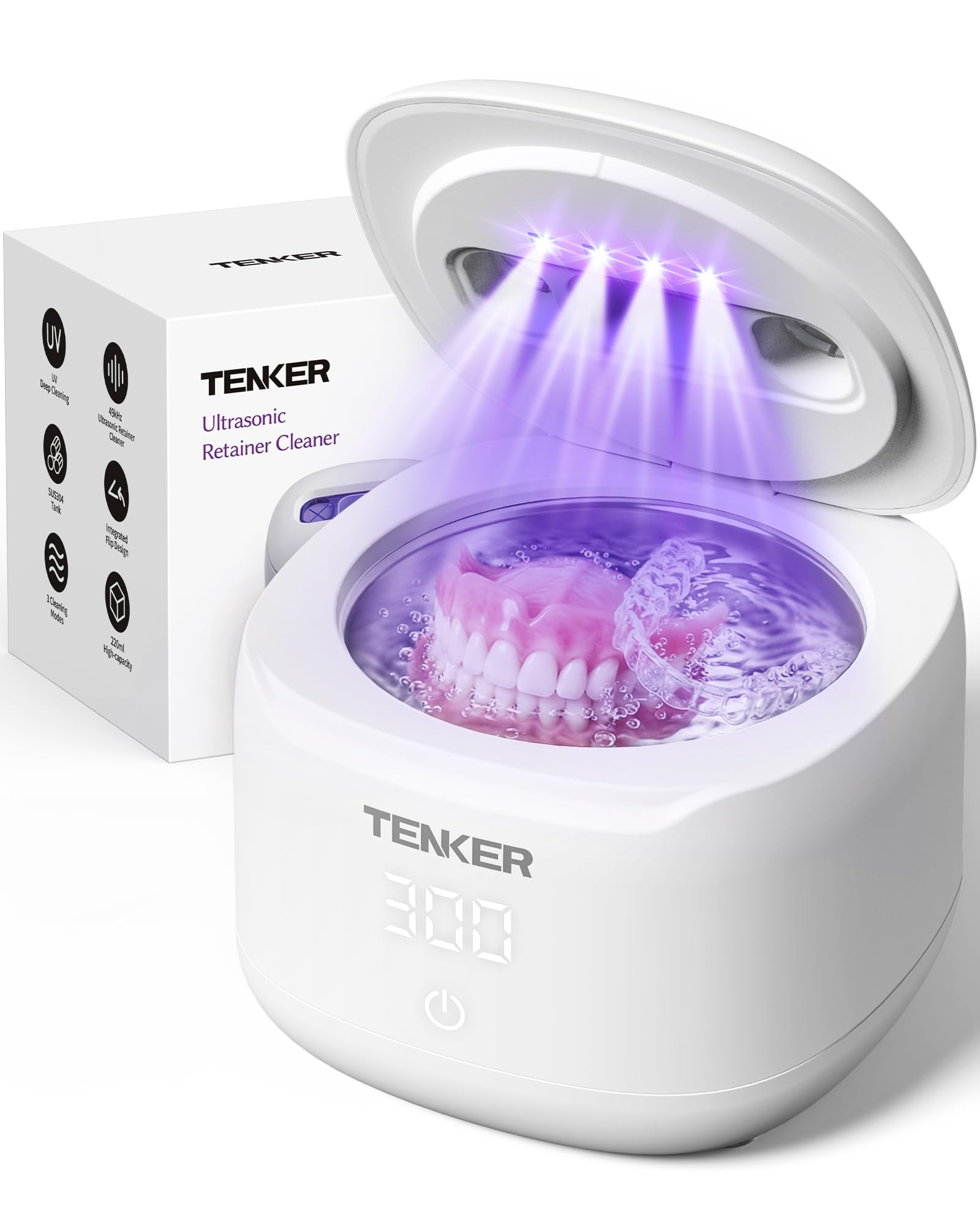 Amazon.com : Ultrasonic Retainer Cleaner Machine, 49kHz Dental