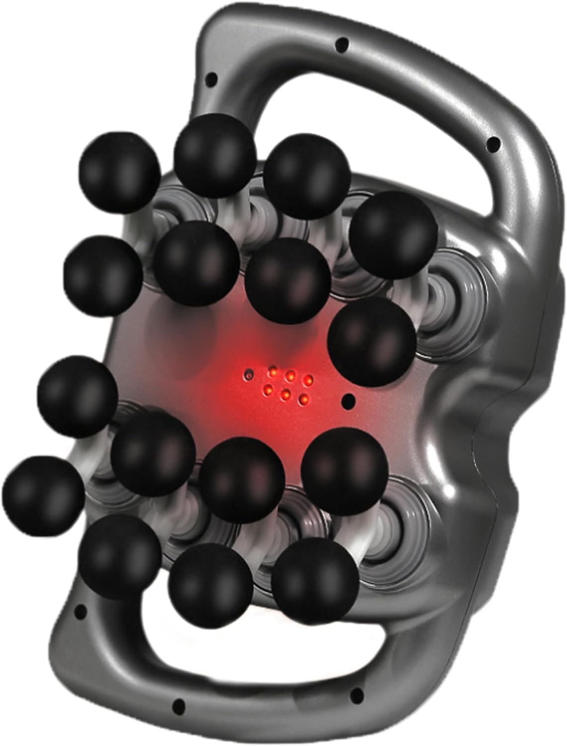 16-Drive 8-Head Massage Gun Set, Deep Tissue Percussion Massager with 16 Massages Heads, Red Light Therapy, Quiet Muscle Massage Gun for Back,