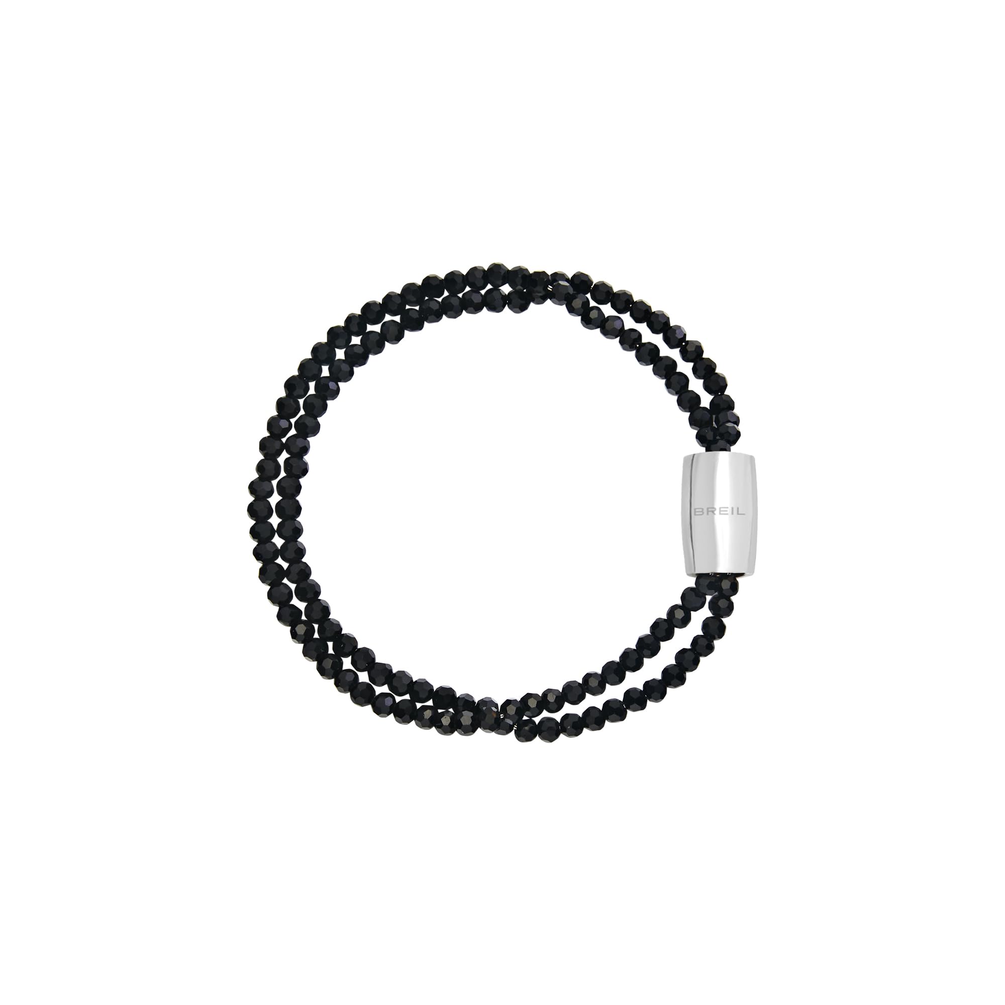 Breil, Collezione Magnetica System, Bracciale Donna a Due Catene con Pietre Naturali, Chiusura con Magnete, Compatibile con Tutti gli Elementi Magnetica System, Idea Regalo Donna