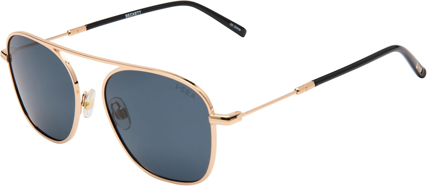 I-SEA Beckett Metal Aviator Women's Sunglasses, Premium Scratch-Resistant Polarized Lenses - Image 2