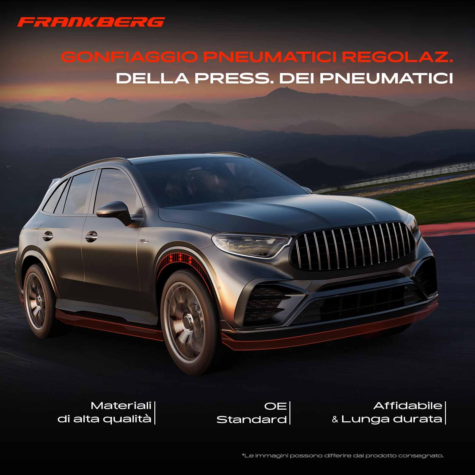 Frankberg Controllo del livello del compressore delle sospensioni pneumatiche Compatibile con X5 F15 F85 2013-2018 X6 F16 F86 2014-2019 Sostituisci# 37206875177