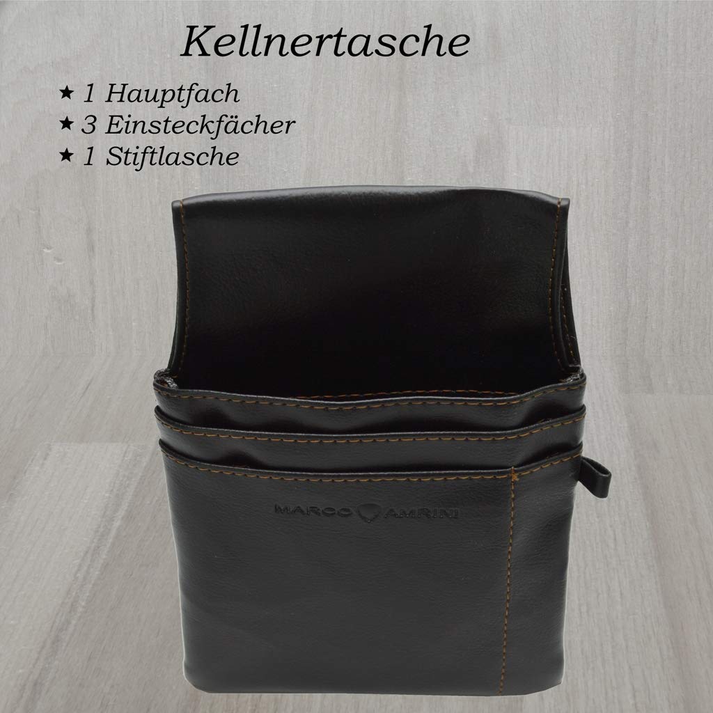 flevado CELRIC Kellnerbörsenset 4 teiliges Kellner-Bedienungsset Halfter Colt + Kellnerbörse + Hosenkette + Kellnergürtel Gastrobekleidung NUR FÜR Kurze Zeit!!!