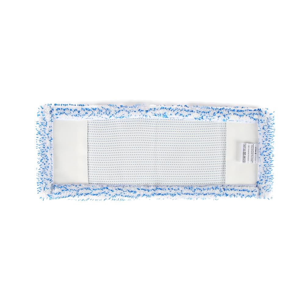 10 Stück Hygoclean Wischmopp | Polyester/Mikrofaser, Packung, blau, L: 40cm, B: 16cm, H: 1cm, Wischmopp, Bodenreinigung, Moppbezug