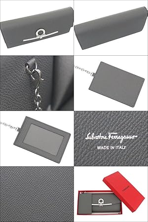 ◆Ferragamo フェラガモ 長財布 グレー レザー ウォレット レディース 楽天市場】フェラガモ 長財布 ガンチーノクリップ グレー