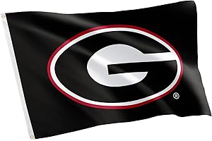 UGA Flags 3x5 Outdoor: Desert Cactus University of Georgia Flag