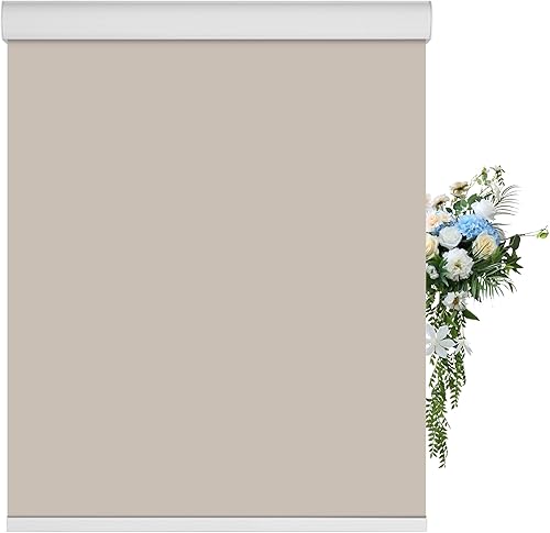 BERISSA Persianas enrollables opacas sin cordones para oscurecer la habitación, con cenefa de casete, persianas de ventana opacas para hogar,