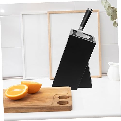 Miniatura 2 de Soporte de madera para cuchillos de cocina, soporte para utensilios de cocina, estante de tijera, almacenamiento en el hogar