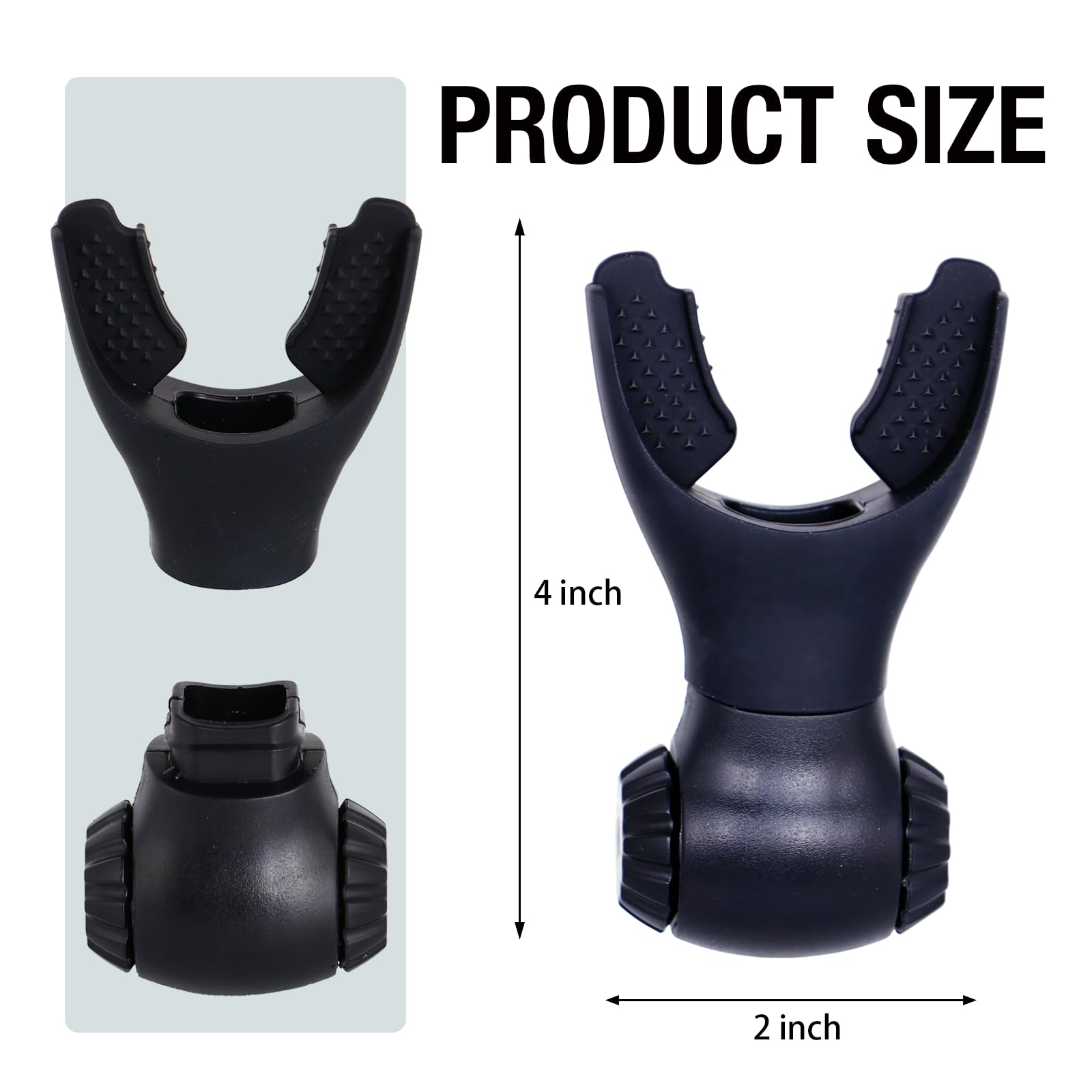 Portable Muscle Trainer Exercise Device with Adjustable Settings Resistance Trainer to Improve Breathing Capacity Enhance Muscle Training Strength