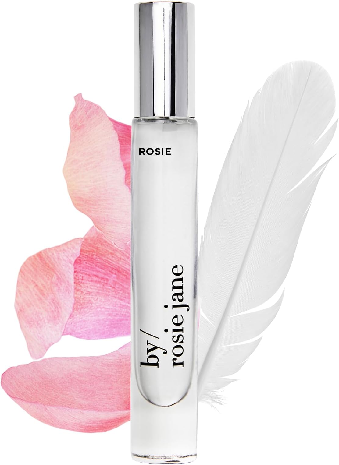By Rosie Jane Eau De Parfum Travel Spray (Rosie) - Clean Perfume for Women - Essential Oil Mist with Notes of Nude Musk & Sweet Rose - Women's Fragrances (7.5ml)