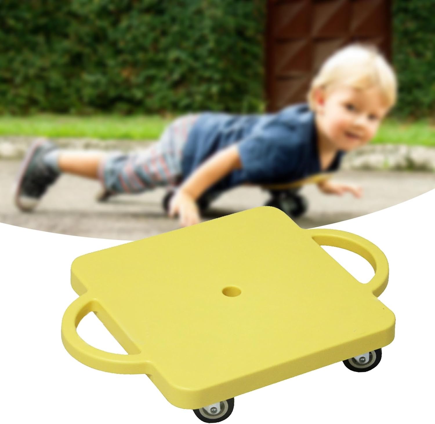 Kids Balance Board with Handles Indoor Scooter Equipment for Home Gym