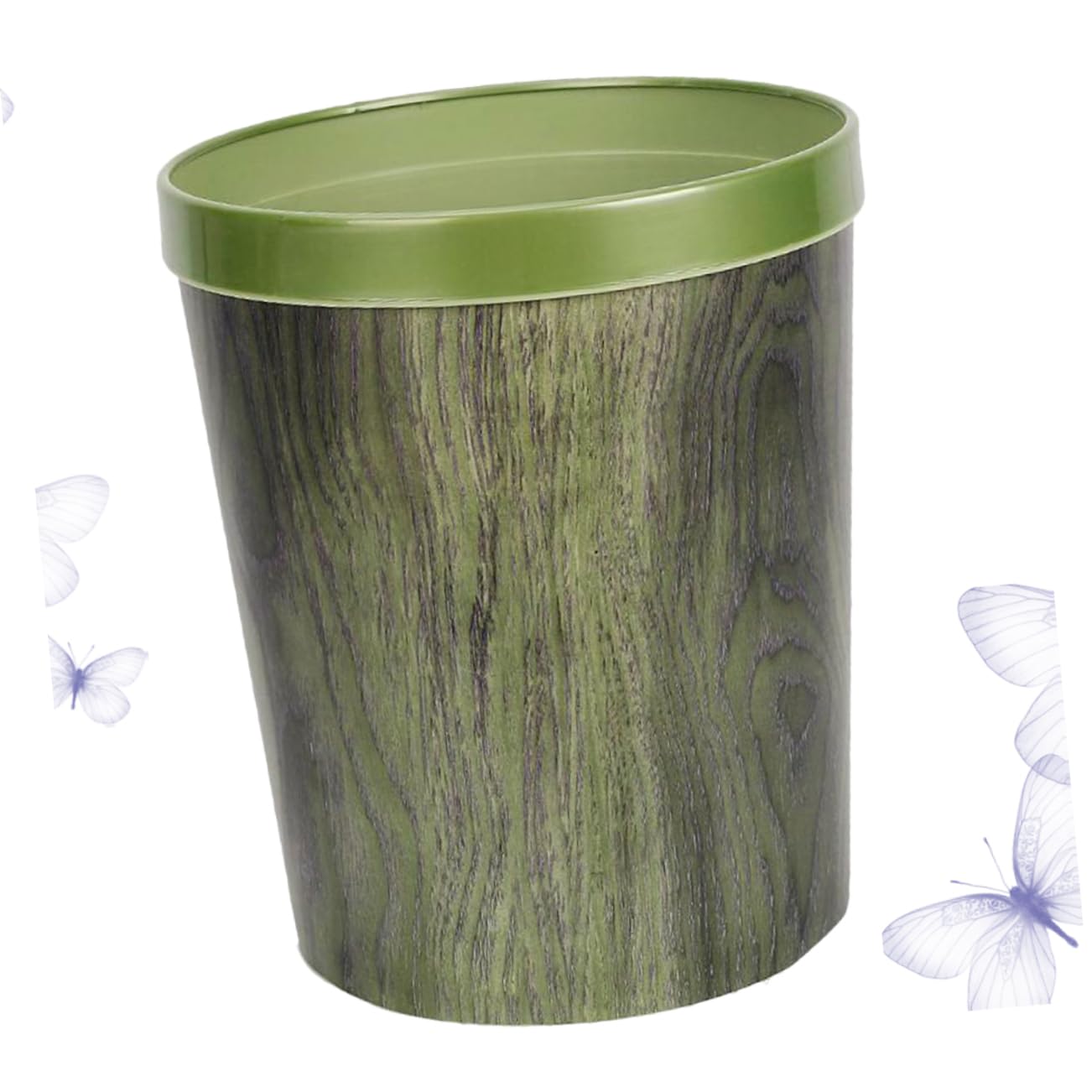 MAGICLULU Gabage Can Round Plastic Bin for Kitchen Bathroom Bedroom Storage Container Lid Multifunctional Storage Box for Home Office
