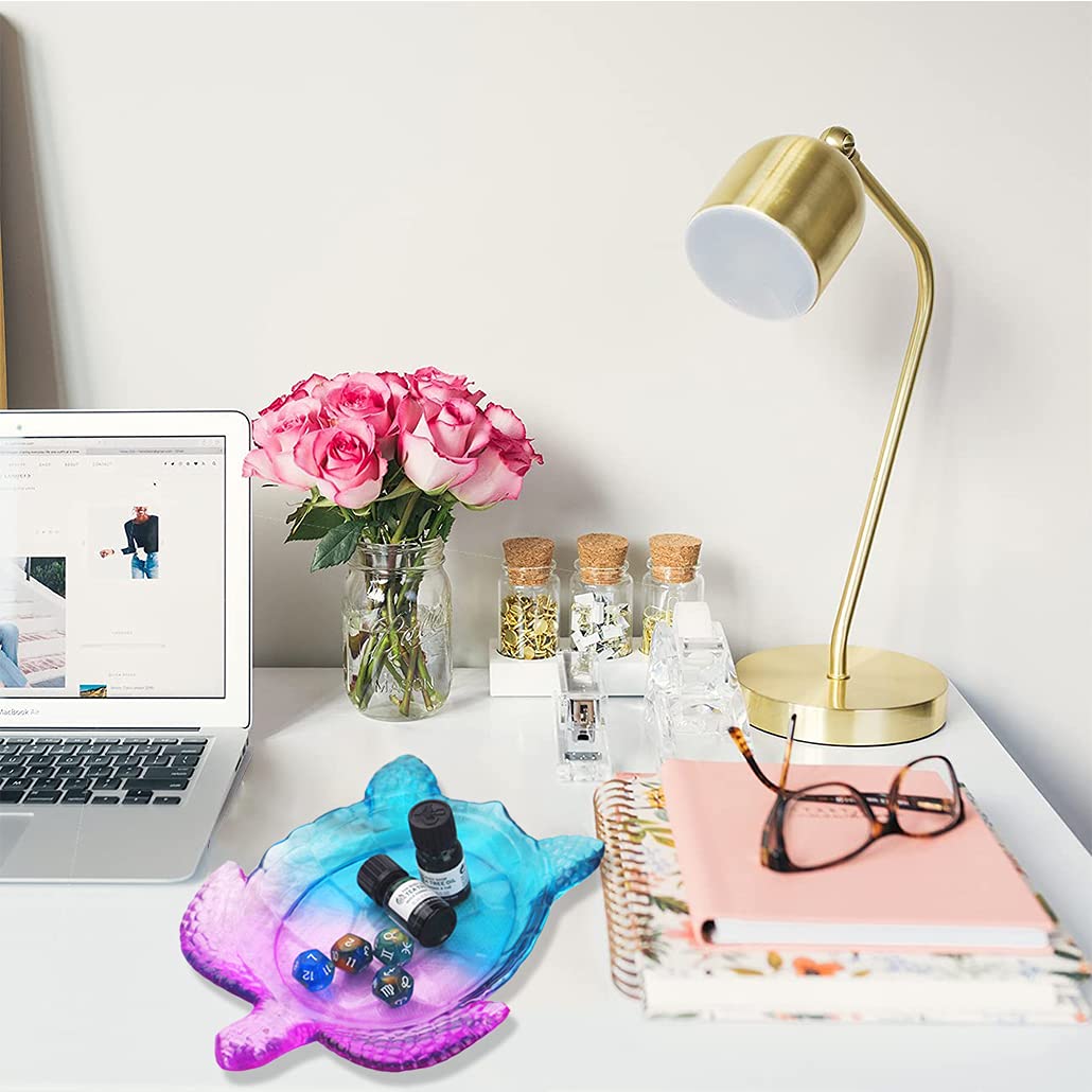 OFFIGAM Schildkröten Silikonform - Epoxid Gießform Für DIY Bastelprojekte, Wiederverwendbar