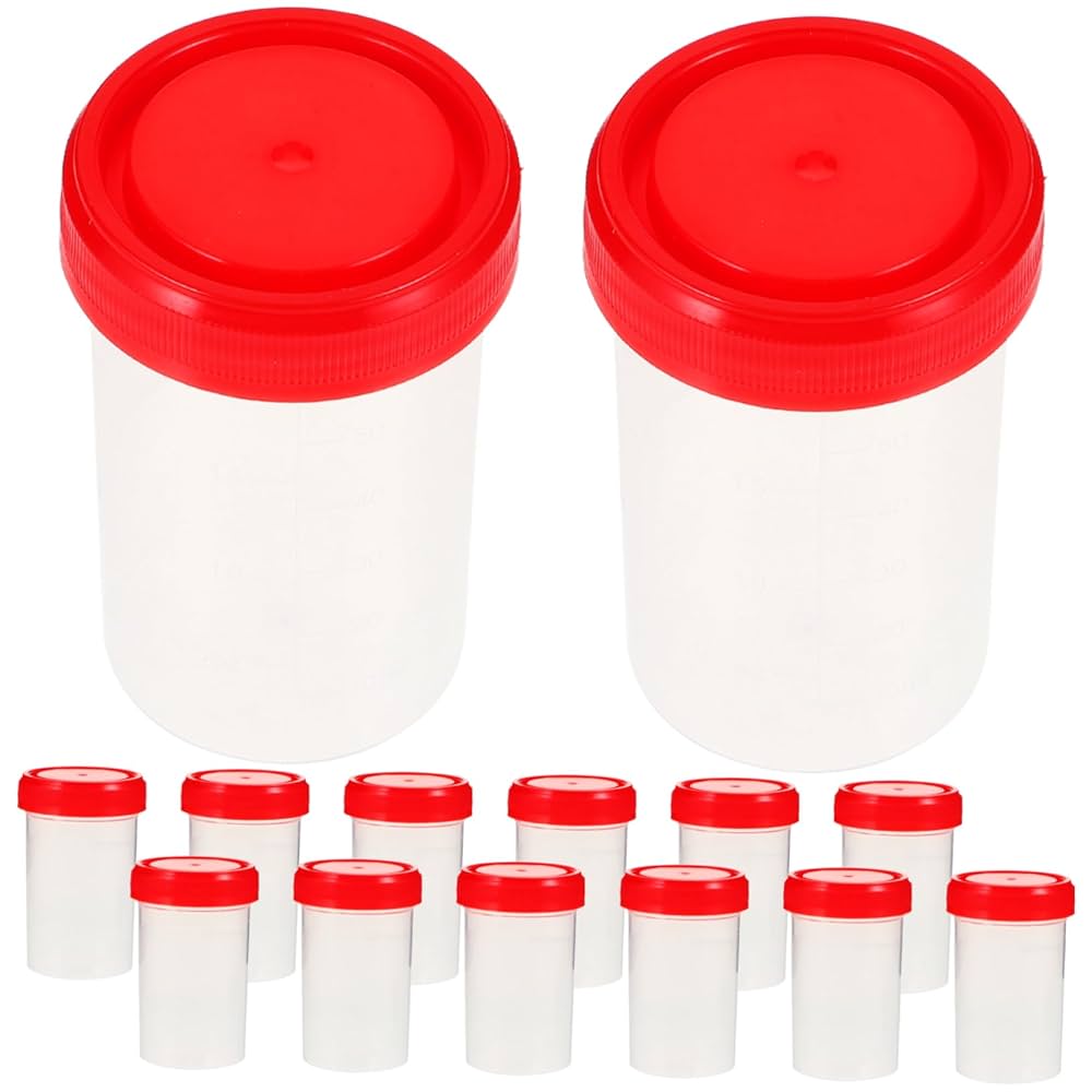 尿検査の入れる容器 Amazon | DECHOUS コップ 採尿カップ 検体採取カップ 15pcs