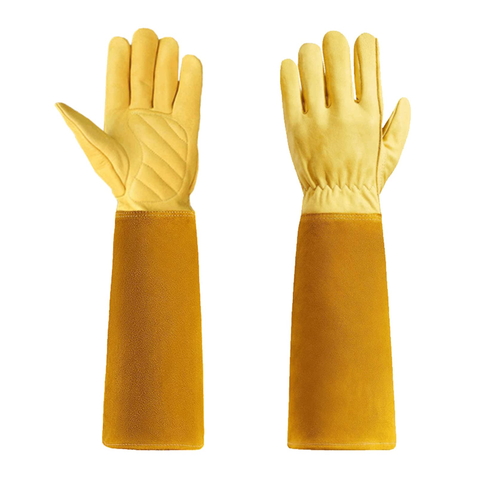 Guanti in pelle per potatura di rose, proteggono le mani, le braccia, il giardinaggio, regalo per uomini e donne, con guanto lungo in pelle resistente all'usura, guanti invernali da donna