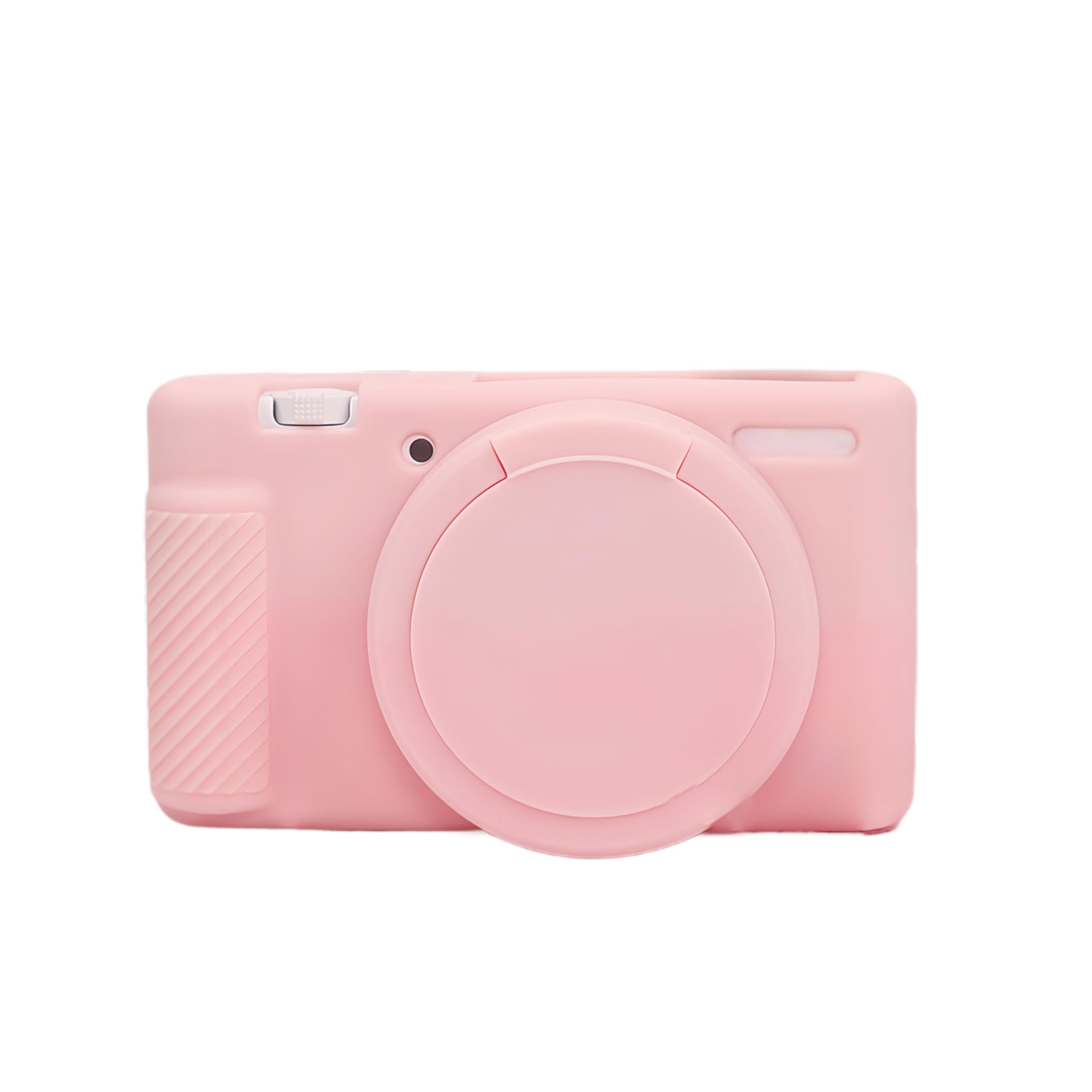 STSEETOP Silicone Case for Sony ZV-1 Camera, ZV-1 Case Soft Protective Cover with Anti-Slip Grip and Lens Protection, Scratch Resistant (Pink)