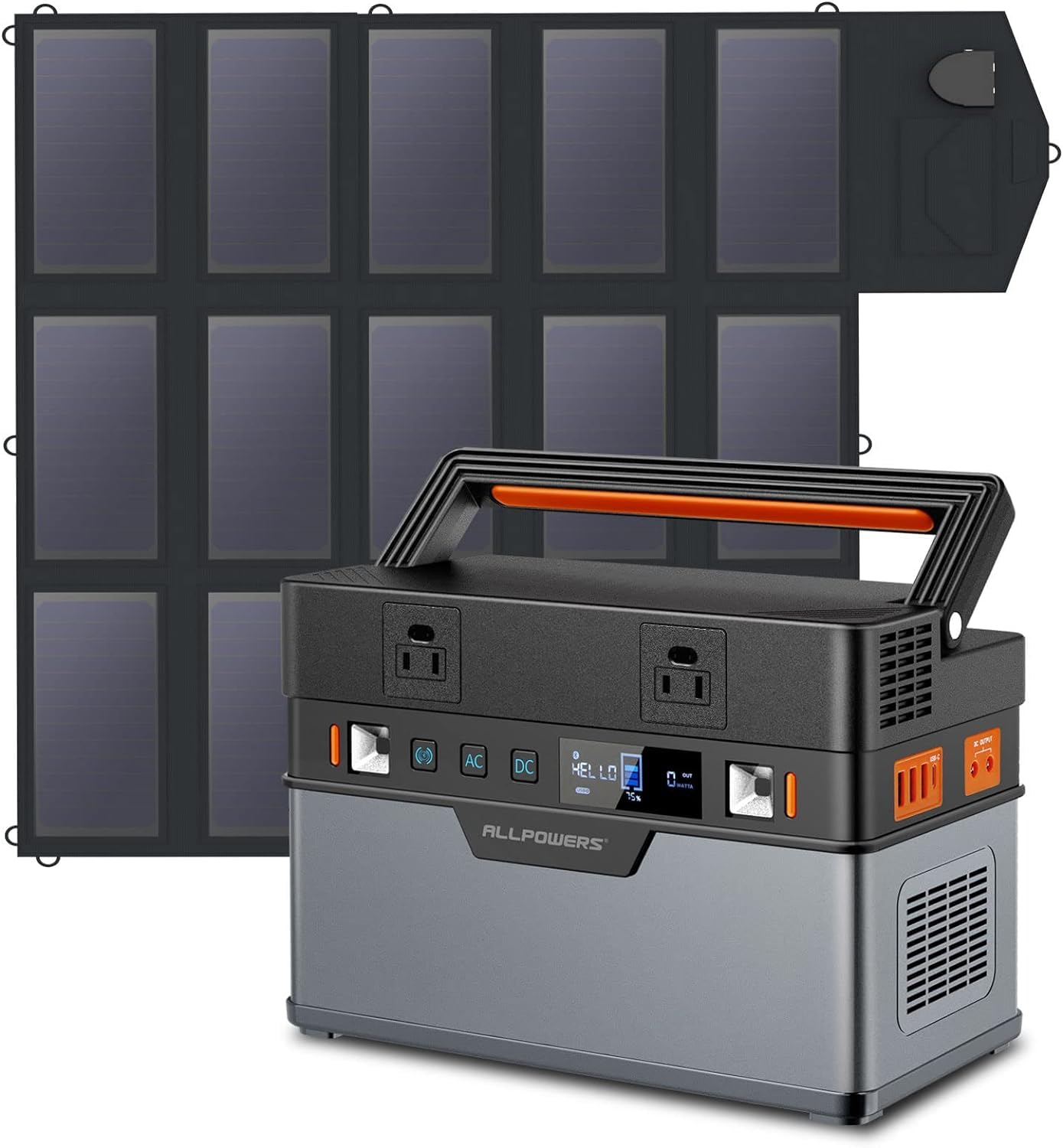 Amazon.co.jp: 「節電対策」ALLPOWERS S700+SP100 ポータブル電源 大