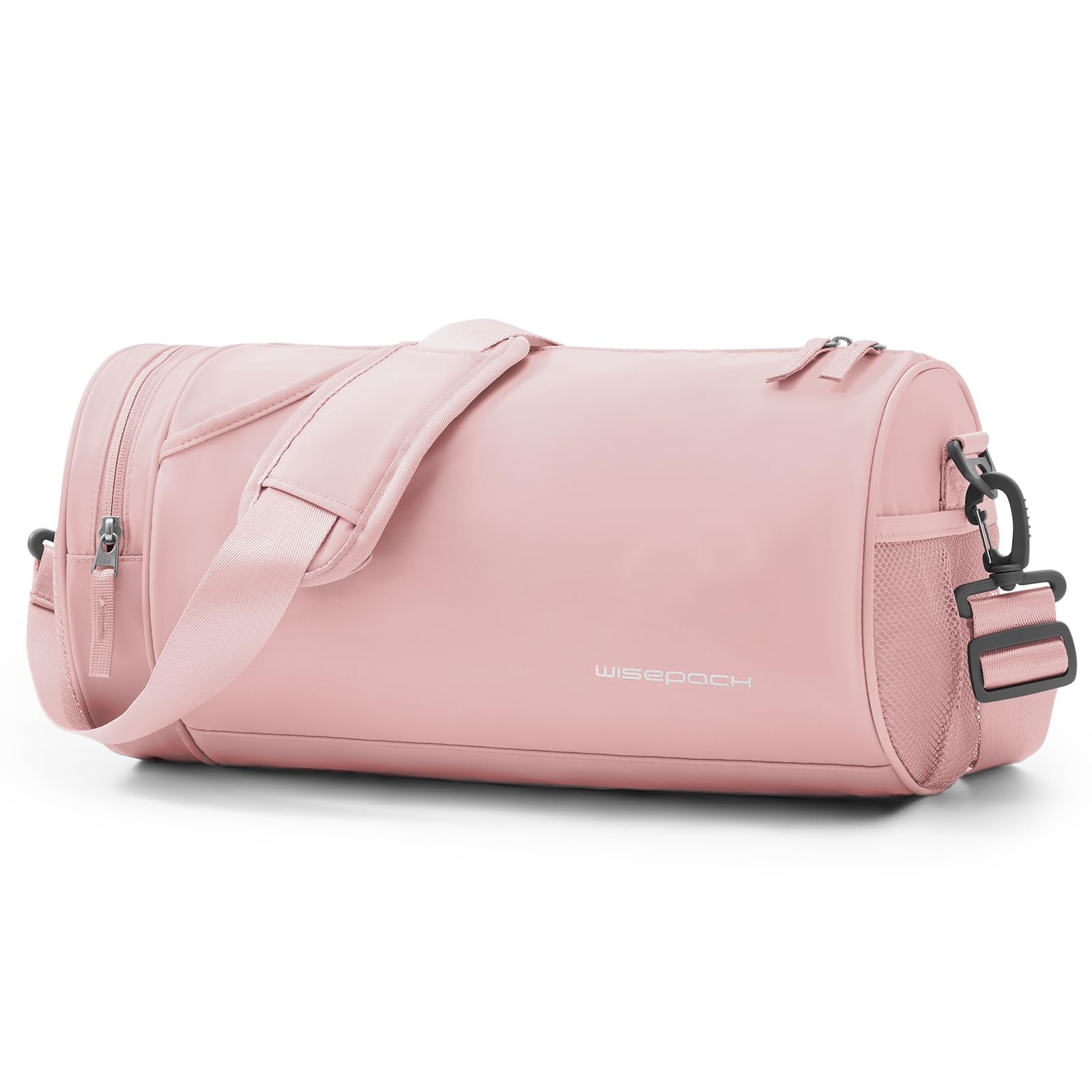 SZSYCN Gym Duffle Bag with Shoe Compartment for Men Women Fitness Holdall Barrel Sports Bags Swimming Yoga Badminton Tennis Luggage Weekender Light Weight Dry&Wet Bags Pink