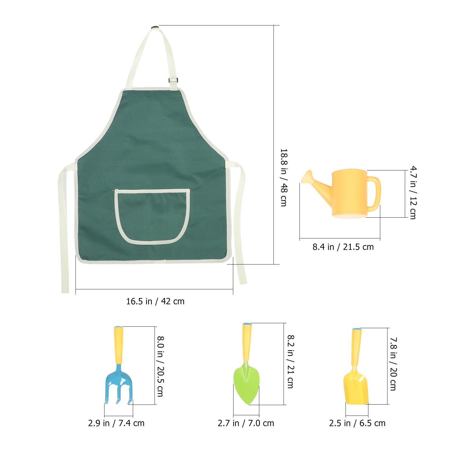 Set de Herramientas de Jardinería Pala y Rastrillo