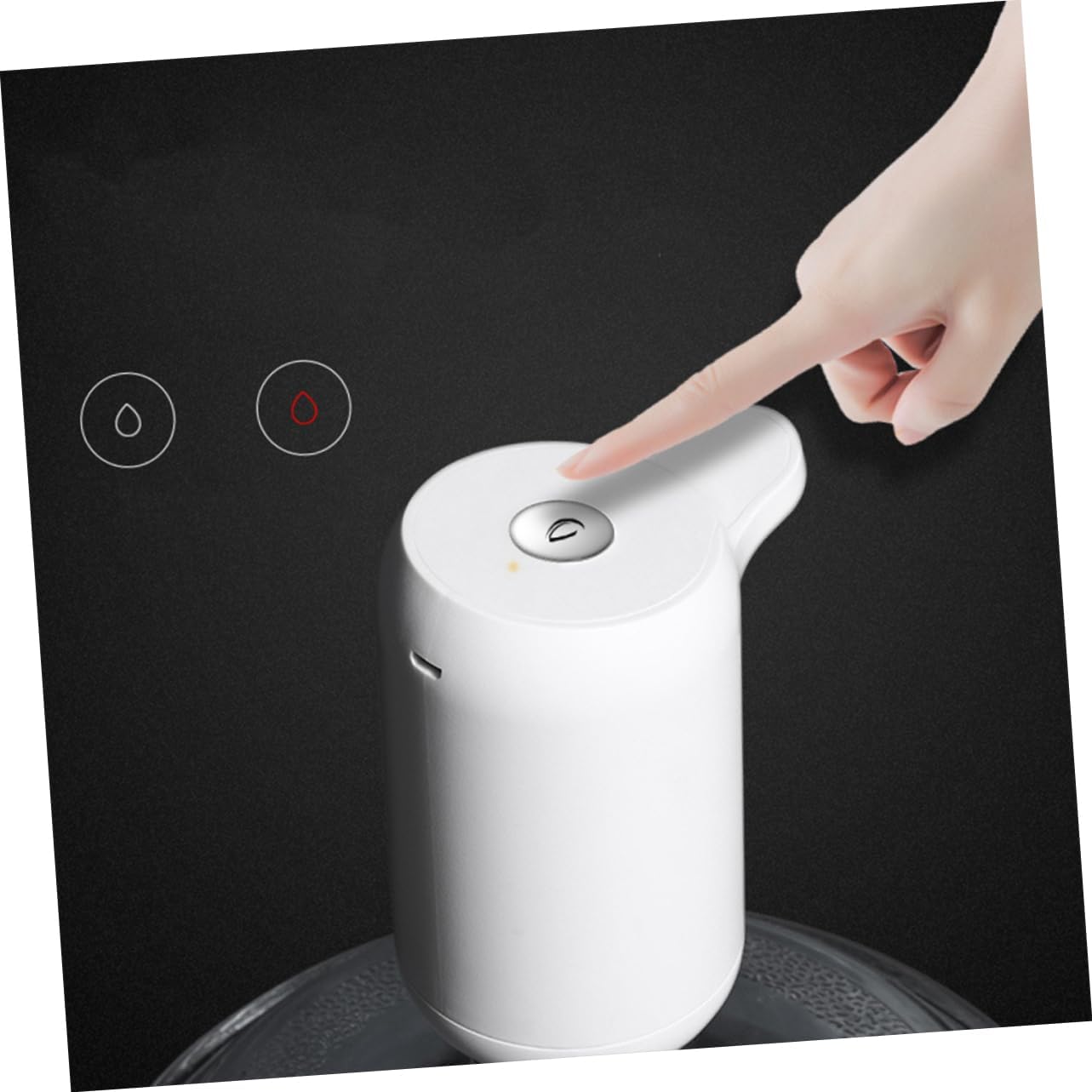 Generic 1pc Water Pump Rechargeable Water Dispenser Household Water Dispenser White