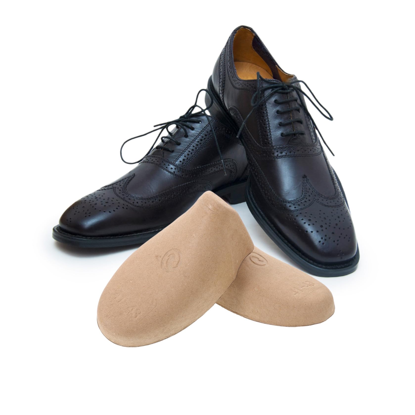 SHOWERORO Supporto Antirughe per Scarpe da Uomo in Polpa di Cellulosa 50 Paia Eu 41-43, Tendiscarpe per Scarpe in Pelle, Modellatore per Lavanderia a Secco, Accessori per Ginnastica e