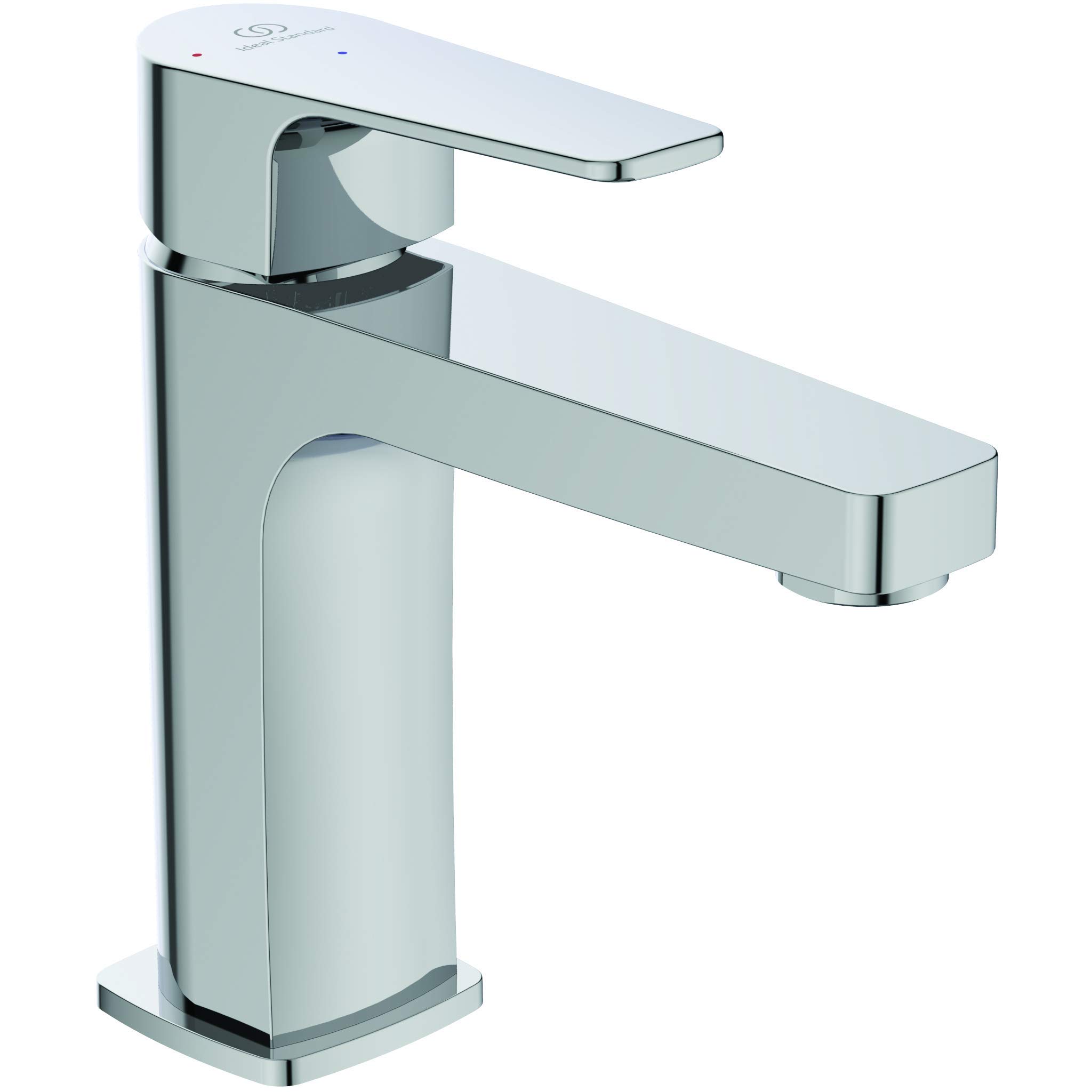 Large Basin Mixer tap with Bluestart Cerafine D, Chrome, Auslaufhöhe 104mm