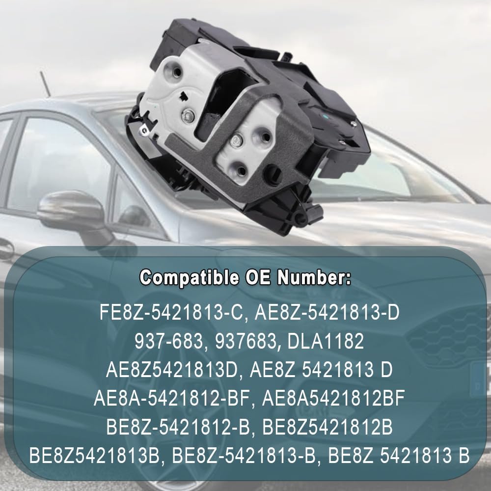 Front Left/Right Door Lock Actuator Passenger Side Front Right, 2011-2019 Compatible with Ford EDGE FIESTA FUSION Compatible with Lincoln MKZ, FE8Z-5421813-C/AE8Z-5421813-D/937-683