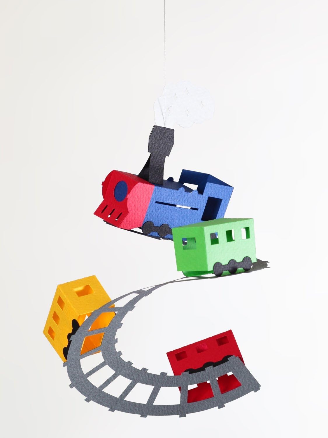 [Pepamo] paper Mobile kit cute Paper Craft Train
