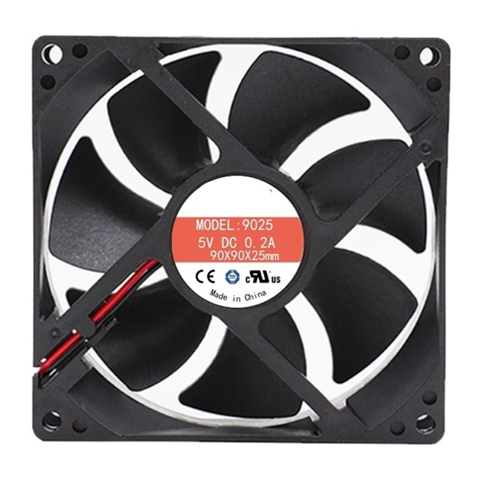 YMUGUEGH 9225 9CM 9025 5V 12V 24V 90 * 90 * 25MM cooling fan(5V 0.2A 2line)